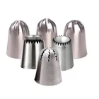 Большая роза цветок Iciping трубопроводов сопла Султан трубка русская выпечка насадки пончик насадки для украшения тортов выпечка кондитерских изделий инструмент