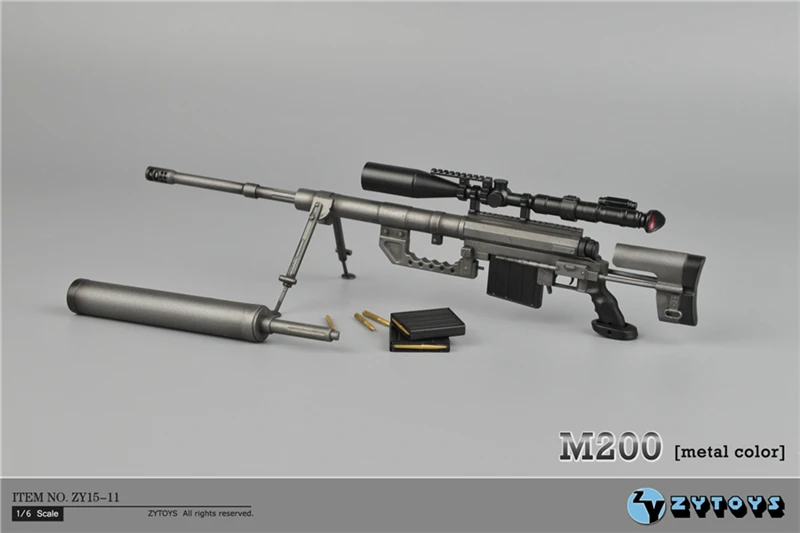 1:6 весы CheyTac вмешательства M200 снайперская винтовка пистолет оружие пластмассовые