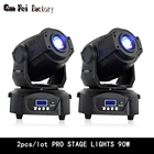 Диско светильник s движущиеся головы 90W Светодиодный прожектор, точечный светильник, 512DMX Управление вращающаяся призма мобильный светильник для DJ вечерние свадебные туфли