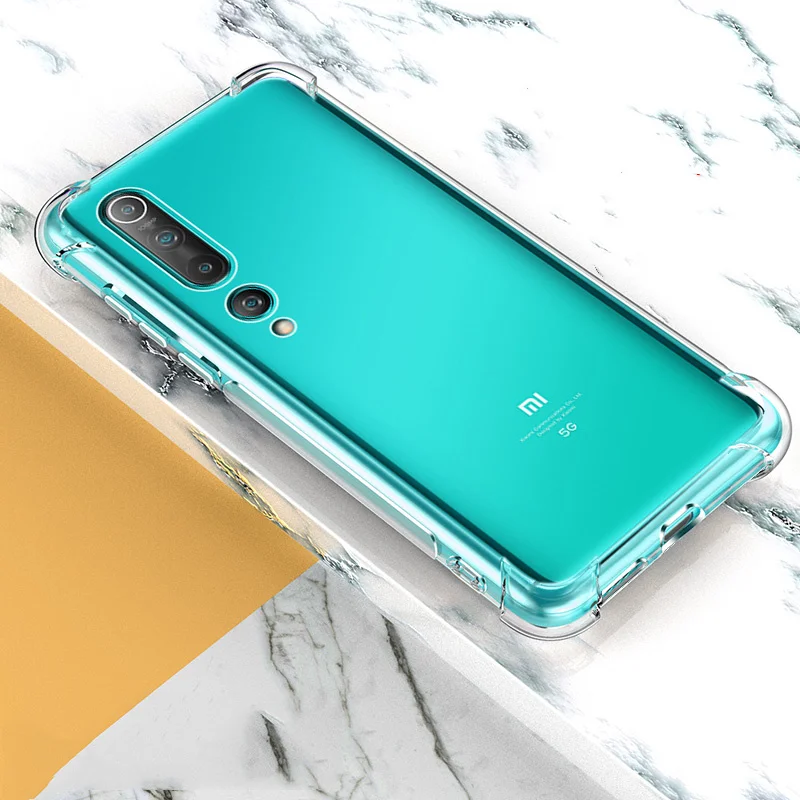 KISSCASE противоударный чехол для телефона Xiaomi Mi 10 K20 прозрачные силиконовые чехлы 9T