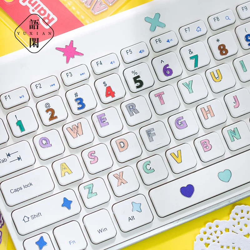 Набор наклеек для скрапбукинга размер в ассортименте 1 шт | Канцтовары офиса и