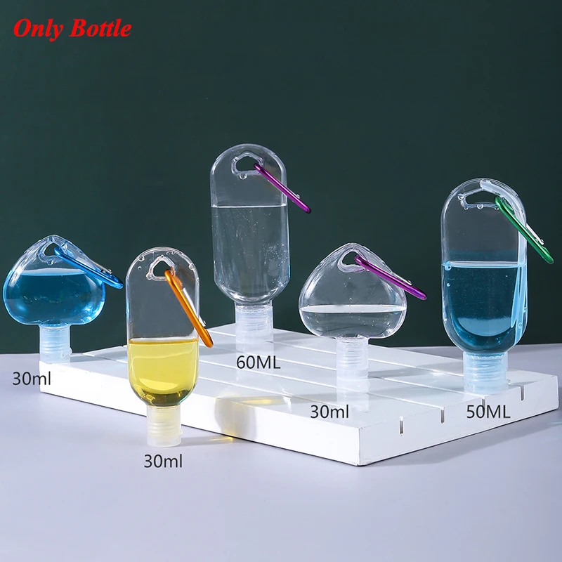 

Диспенсер для жидкого мыла, шампуня, бутылки с крючком, дезинфицирующее средство для рук, бутылки, бутылочка для Назального спрея с карабино...