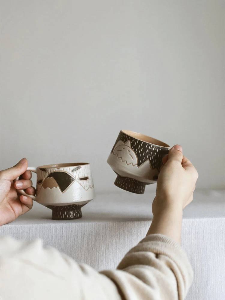 

Кружки ручной работы, экологически чистая кружка для путешествий, милая кружка для путешествий, кухни, столовой, бара, посуда для напитков ...