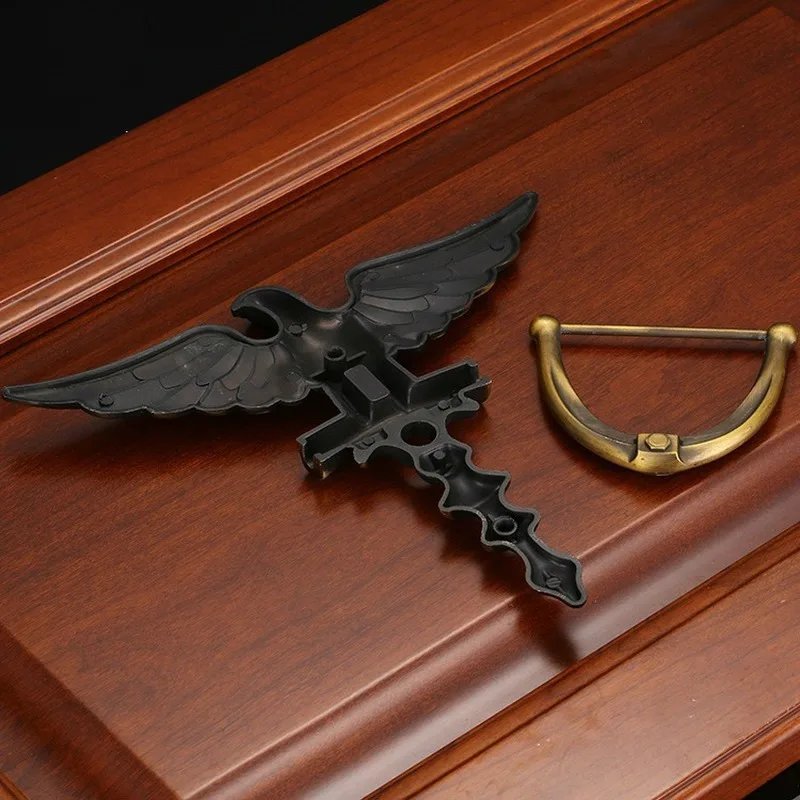 Античный Европейский Дверной замок цинковый сплав голова Орла ручка кольцо