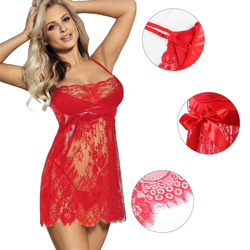 Ohyeahlover нижнее белье кружевные прозрачные сексуальные костюмы ночная рубашка