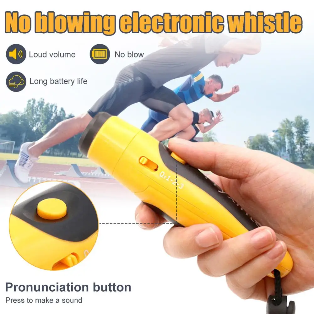 

Electronic Electric Whistle Referee Tones Electronic Whistle Outdoor Survival Football Basketball Running Sports Game Whistle