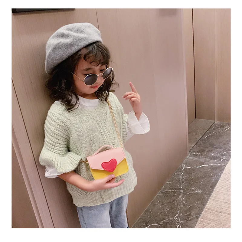 

Fashion Small Handbag with shoulder strap for Women 2019 Mini PU Leather Shoulder Messenger Bag for Girl Heart small square bag