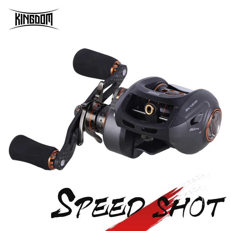 Kingdom SPEED SHOT MICRO 2019 новая двойная катушка 6 5: 1 высокоскоростная для заброса приманки