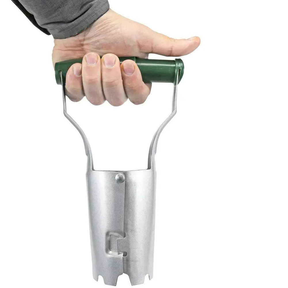 

Transplanter Bulb Planter Tool Handheld Bulb Transplanter Grass Plugger Tool With Depth Mark For Garden Digging Depth Hole