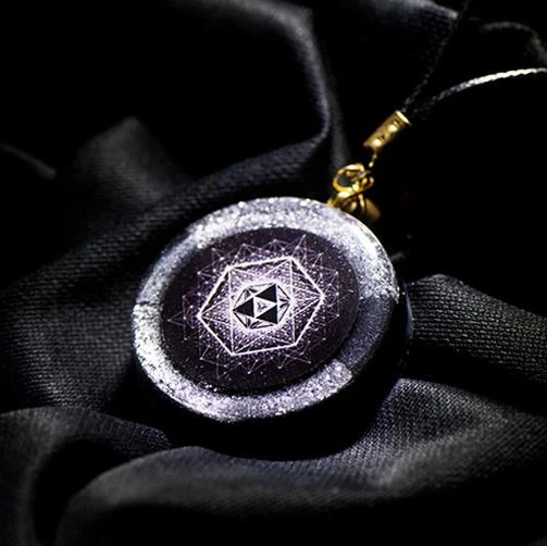 Оригинальное ожерелье santify Melkaba кубик ОРГОН энергия кулон резной кристалл