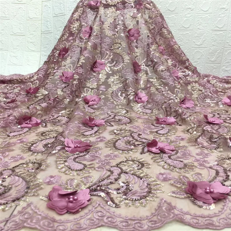 Fashion Purple Indian George Fabrics 2018 High Quality African Fabric With Guipure Handcut Sequins Lace white | Дом и сад