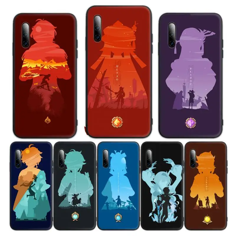 

Genshin Impact Icon Phone Case for Huawei p10 p20 p30 p40 p40pro p20lite p30pro p9lite2016 coque Fundas