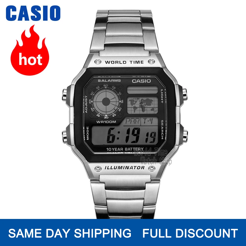 Casio watch Explosion watch men set brand luxury LED military digital watch sport Waterproof quartz men watch relogio masculino