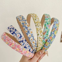 2021 hairbands new temperament simple hairpin fairy floral headband female headdress women and girls party cute