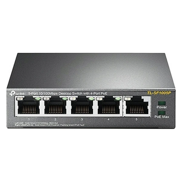 Настольный коммутатор TP Link TL SF1005P PoE LAN 10/100 металл|KVM-переключатели| |