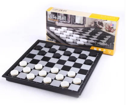 

Пластиковые Складные портативные шахматы, Детские Магнитные игры, дорожная доска, шахматы, развивающие игрушки, семейные игры EK50QL
