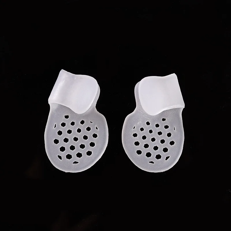 1 pair white 1 пара маленький гель для пальцев ног для ежедневного использования силиконовый Гель для пальцев ног буйон Защита ног сепаратор для пальцев ноги вальгус палец ноги сепараторы - Color: 1 pair white