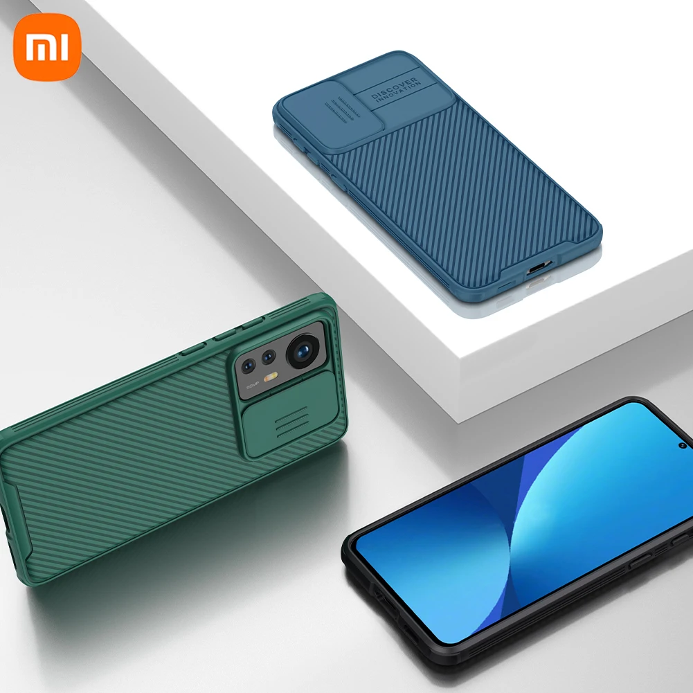 For Xiaomi 12 Case For Xiaomi 12 Pro Case NILLKIN Camshield Pro Slide Camera Back Cover For Xiaomi Mi 12 /Mi 12 Pro/Mi 12X