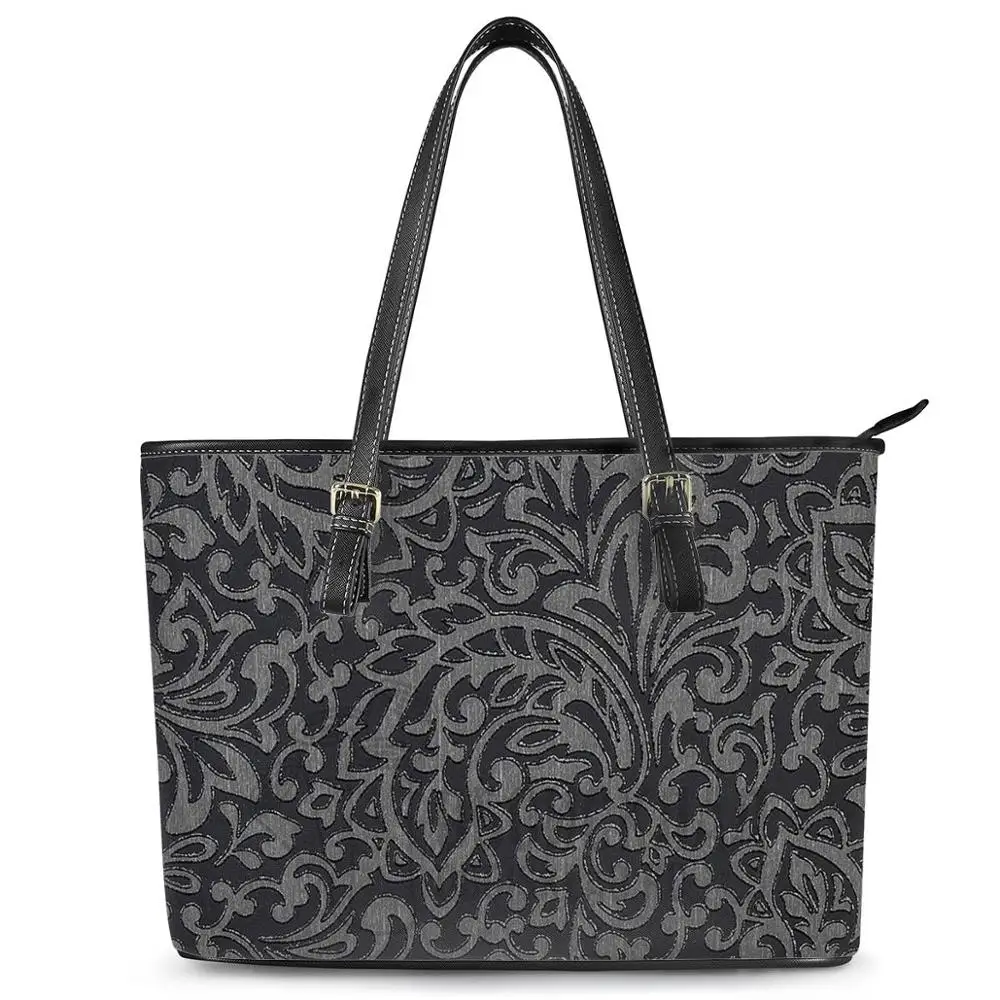 

Polynesian Traditional Tribal Print cusotmized Wholesale Ladies Luxury Handbags Famous Brand Tote shoulder Bag Trendy For Women
