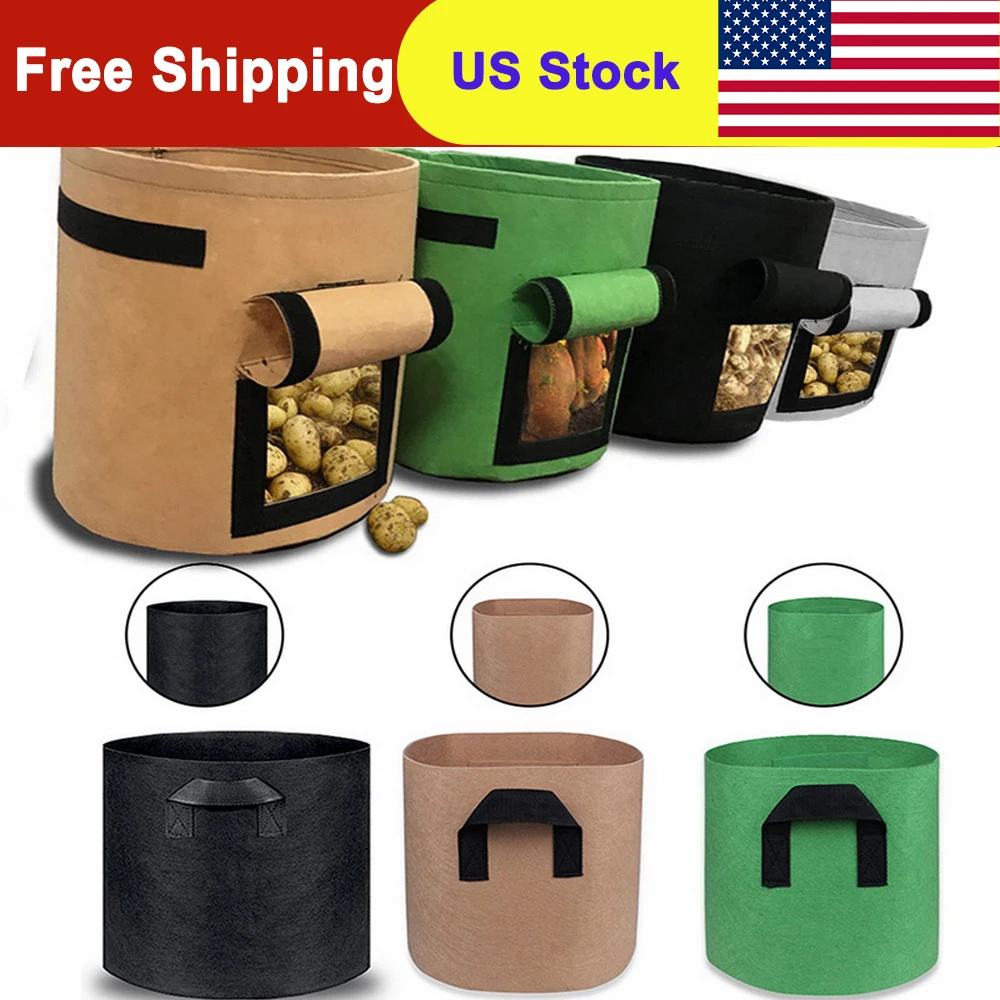 5 Размер мешки для выращивания растений домашний садовый горшок картошки теплицы