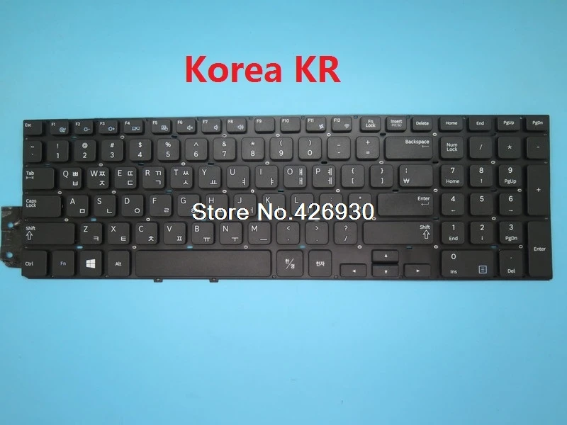 Клавиатура для ноутбука Samsung NP550P7C 550P7C Германия GR Корея KR BA59 03304C 03303B без рамки