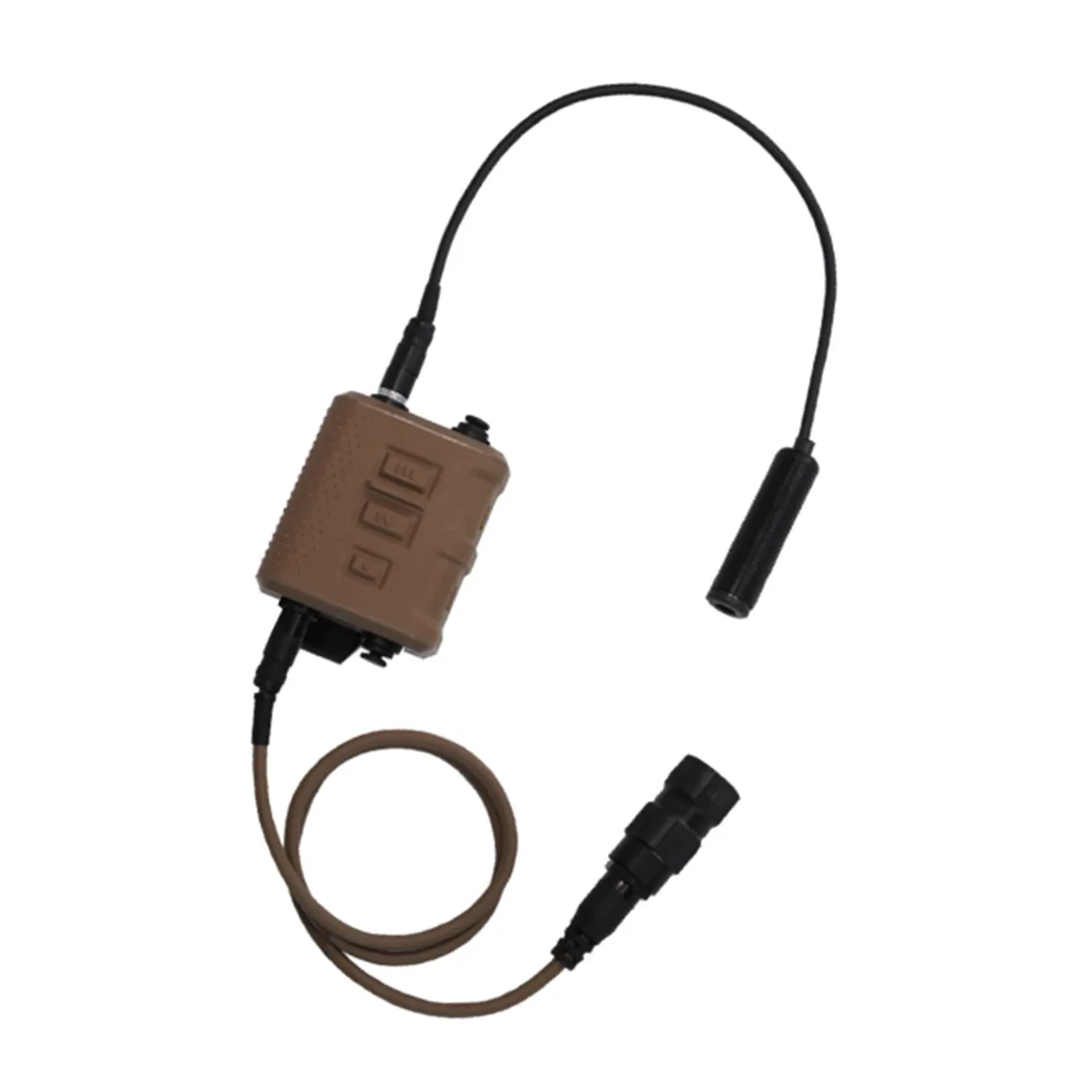 

FCS V60 Multifunctional Double Channel Interphone Tactical Walkie Talkie Outdoors Tactics Accessories - (Tan) Standard Version