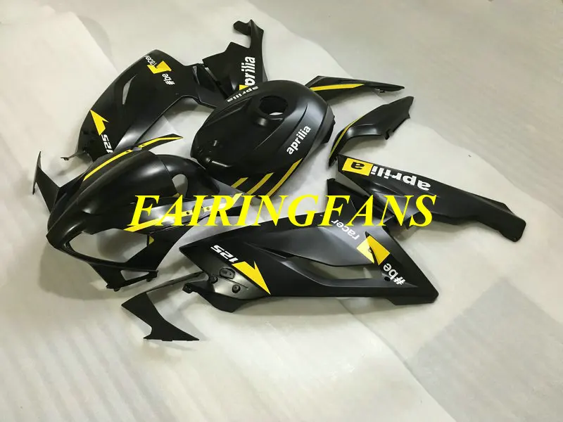 Комплект обтекателей для Aprilia RS125 06 07 08 09 10 11 RS 125 2006 2011 матовый черный обтекатель