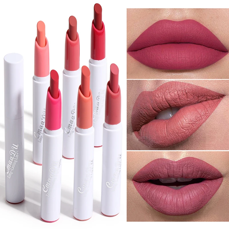 

Matte Moisturizing Waterproof Lipstick Pen Not Easy To Decolorize Fog Lip Balm Delicate Lip Gloss Pen