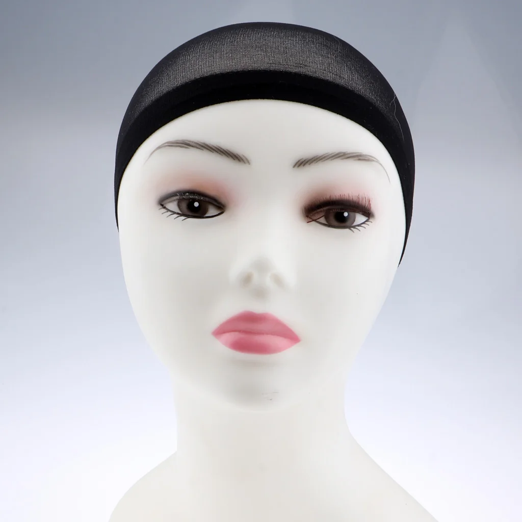 100pcs Wig Making Mesh Cap Adjustable Weave Breathable Wigs Weaving Lace Net Stretchy Snood Hair | Шиньоны и парики