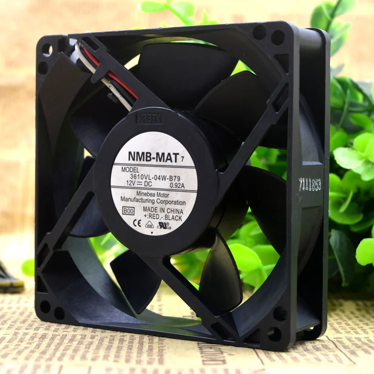 

Новый 3610VL-04W-B79 12V 0.92A 9025 9 см защиты электродвигателя Вентилятор охлаждения