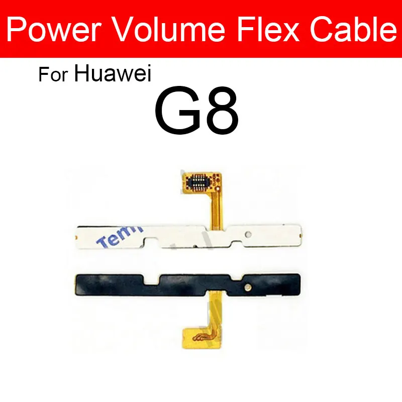 Шлейф громкости и мощности для Huawei Ascend G6 G7 G8 Plus G9 Lite GR5 2017 кнопка переключения