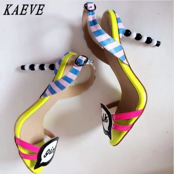 Kaeve симпатичные туфли на высоком каблуке Дизайнерские женские лодочки высокой