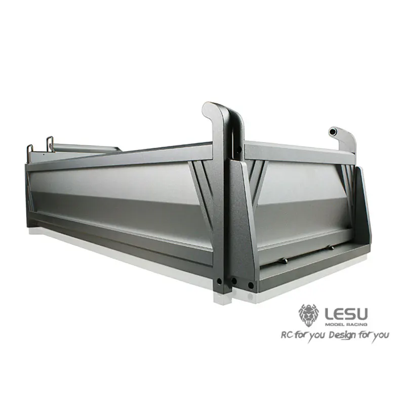 LESU 400 мм металлический грузовой контейнер 6*6 RC самосвал 1/14 грузовик DIY Tamiya