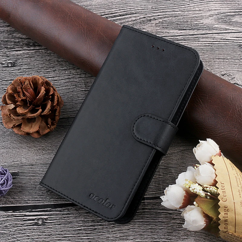 Ocolor для Ulefone Armor X3 X5 кожаный чехол защитный из искусственной кожи с карманом карты