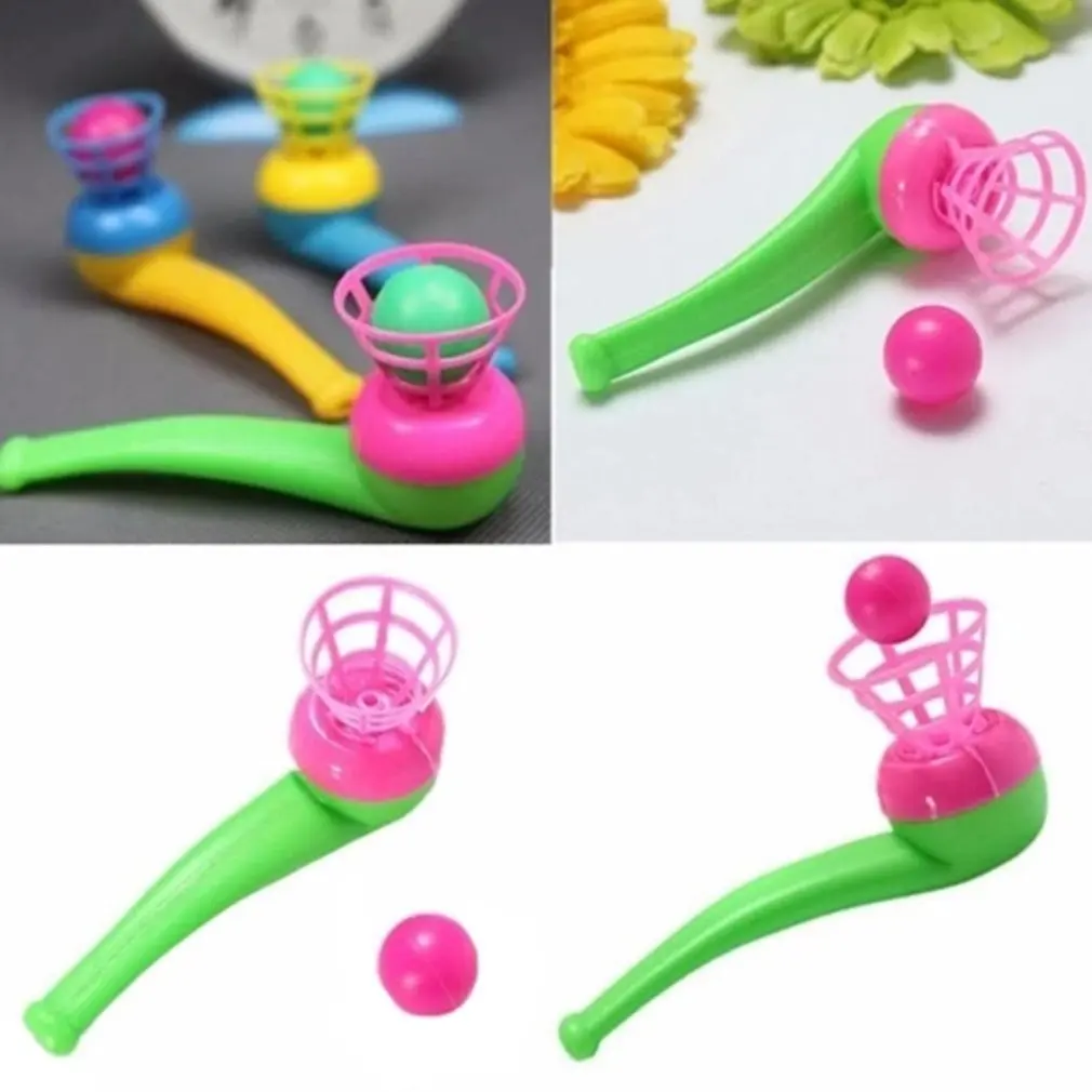 Outdoor Fun Sports Entertainment Toys For Children Blowing Plastic Pipe Balls Balance Training Learning Educational | Игрушки и хобби