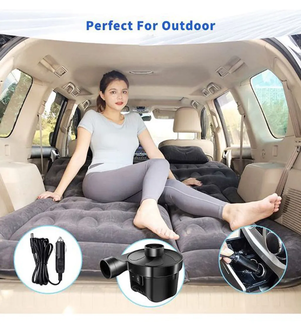 DC 12V электрический воздушный насос 3 насадки компрессор универсальный домашний