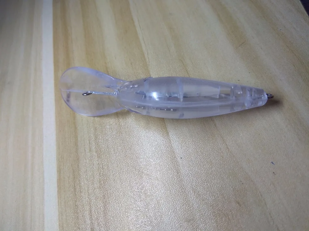 10 шт. Неокрашенный рыболовные приманки тела Crankbait Hardbaits Рыбалка воблер