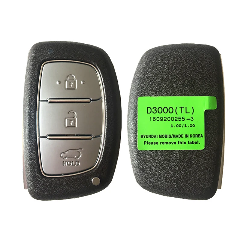 Оригинальный/послепродажный ключ CN020067 с 3 кнопками чип 433MZ 47 2016-2017 Hyundai Tucson Smart Key