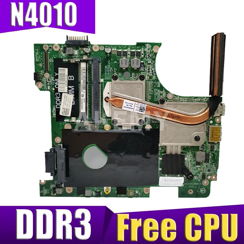 Akemy Cn07ntdg 07ntdg Da0um8mb6e0 para For Dell Inspiron 14r N4010 14 Polegada Portátil Placa-mãe hd Gma Hm57 Ddr3 Cpu Livre Placa-mãe para notebook