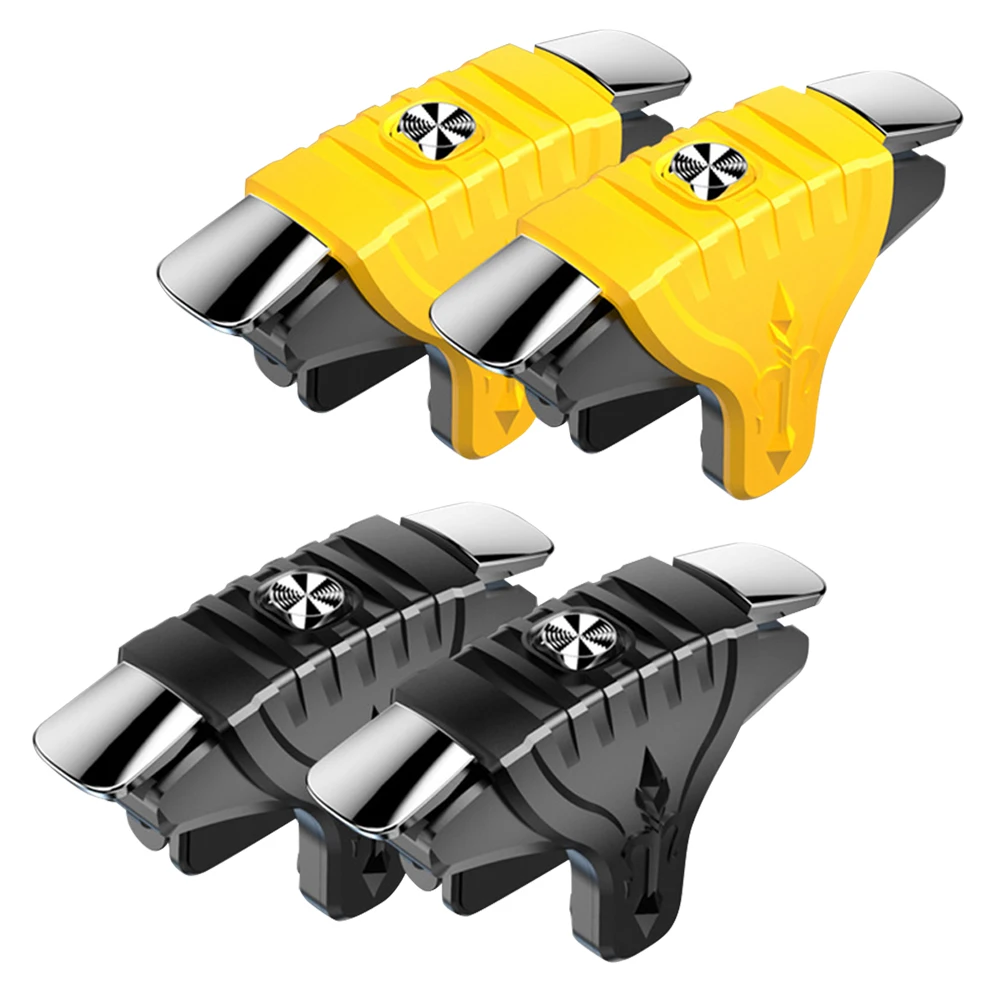 

2Pcs Mobile Game Controller PUBG Trigger Aiming Shooting Gamepad L1 R1 Fire Joystick Gaming Shooter For iPhone Android Phone