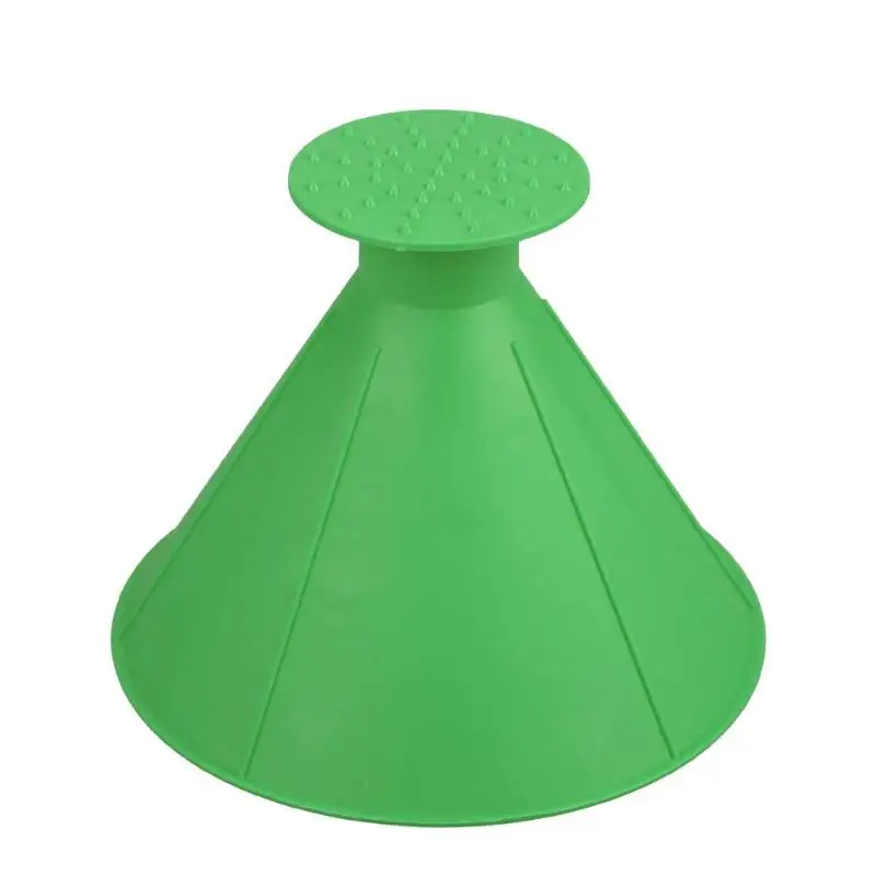 4 цвета авто волшебное окно лобовое стекло автомобиля скребок для льда в форме воронки для удаления снега инструмент для удаления конуса инструмент для выскабливания один круглый
