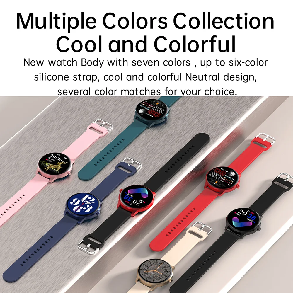 

Smart Watch For Men Women's Watches IP68 Heart Rate Blood Pressure Fitness Tracker Sport Smartwatch 2021 For Xiaomi Android IOS