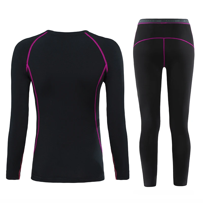 Зимний комплект из двух предметов Термоодежда для женщин теплые длинные штаны и