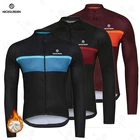 Зимняя Новая высококачественная теплая флисовая куртка, велосипедная спортивная одежда унисекс со светоотражающей одеждой для горного велосипеда, велосипедная спортивная рубашка