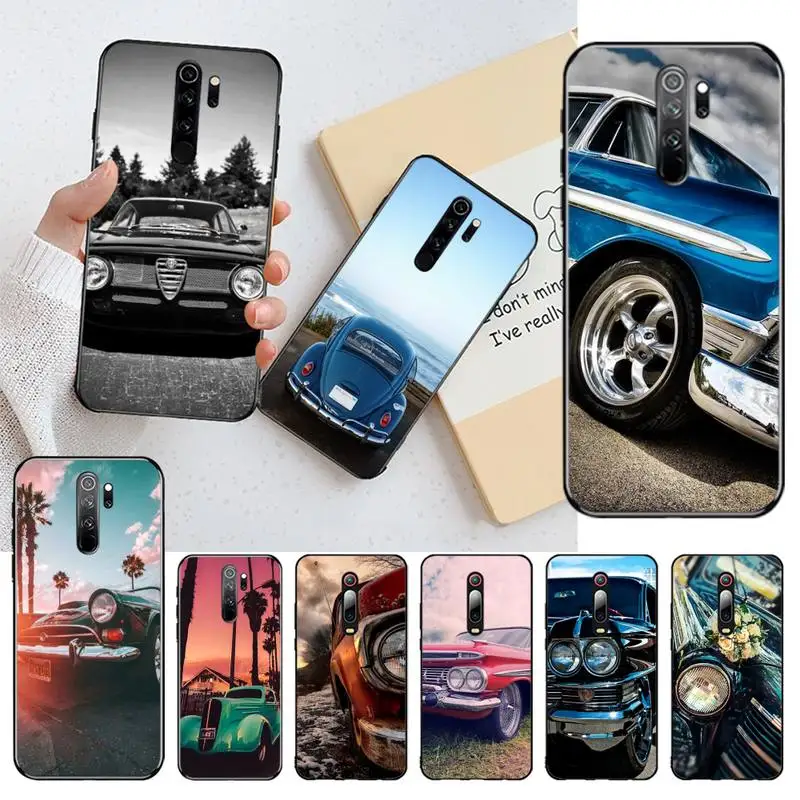 

YJZFDYRM Classic Vintage Old Retro Car Custom Soft Phone Case for Redmi Note 9 8 8T 8A 7 6 6A Go Pro Max Redmi 9 K20