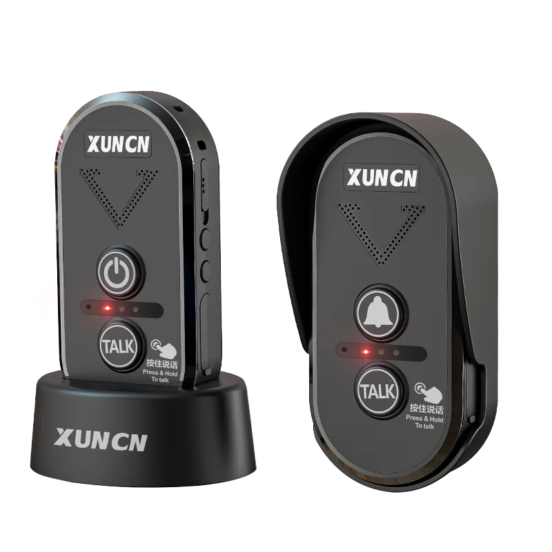 

Intercom Doorbell for Home Wall Mouted Wireless Two-way Comunication Intercom System,USB charging,External Speakers