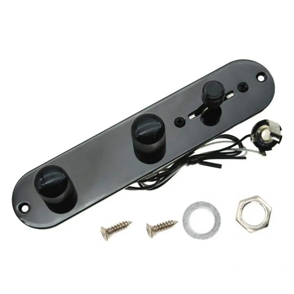 

Solid Lightweight with Screws Loaded Control Plate Pre-Wired with Wiring Harness Guitar Control Plate for Instrument