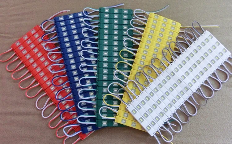 

Free Shipping Waterproof Warm White Cold White 5630 5730 SMD 3 LED Module Injection Molding Light for DC 12V 1000pcs/lot