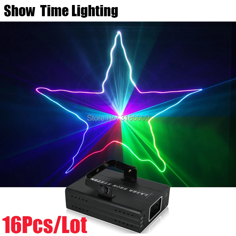 16Pcs/Lot RGB Full Color Dj Laser Disco Effect Lighting Good Use For Xmas Party Show Christmas Cost-Effective | Лампы и освещение