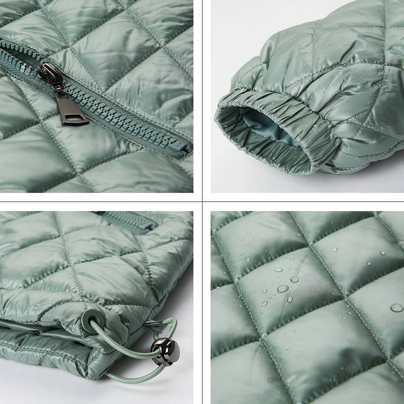 GASMAN 2022 Женская Весенняя куртка модная повседневная короткая парка тонкое